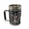 CANECA MEDIEVAL EM RESINA E METAL 600ML REF: 102B-YB CANECA MEDIEVAL EM RESINA E METAL 600ML REF: 102B-YB