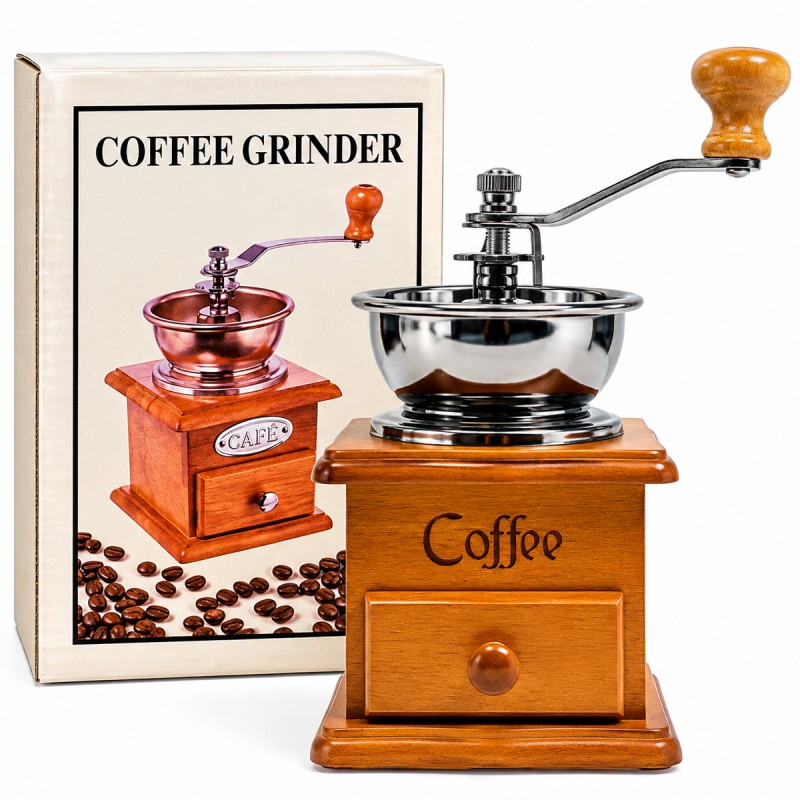 MOEDOR MANUAL DE CAFÉ EM METAL  REF: AP8522