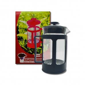 CAFETEIRA PRENSA FRANCESA EM VIDRO E PLÁSTICO 600ML  REF: AP45272