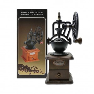 MOEDOR MANUAL DE CAFÉ EM METAL E MADEIRA REF: AP5048 MOEDOR MANUAL DE CAFÉ EM METAL E MADEIRA REF: AP5048