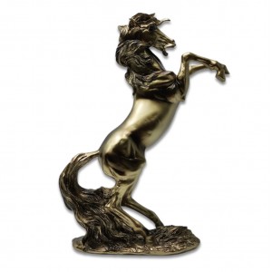 ENFEITE DECORATIVO MODELO CAVALO EM RESINA  REF: AP53030