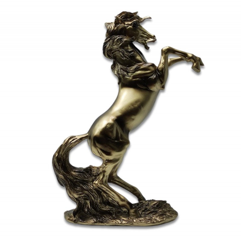 ENFEITE DECORATIVO MODELO CAVALO EM RESINA REF: AP53030 ENFEITE DECORATIVO MODELO CAVALO EM RESINA REF: AP53030