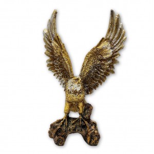 ENFEITE DECORATIVO MODELO ÁGUIA EM RESINA  REF: AP202008