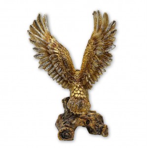 ENFEITE DECORATIVO MODELO ÁGUIA EM RESINA  REF: AP202008