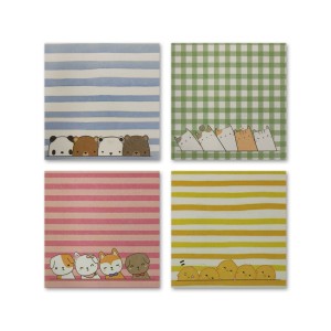 BLOCO AUTOADESIVO MODELO GATOS COM 80 FOLHAS  REF: APYSD7804-C