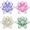FLOR DE LÓTUS DECORATIVA EM VIDRO 10CM REF: AP7814T-40 FLOR DE LÓTUS DECORATIVA EM VIDRO 10CM REF: AP7814T-40