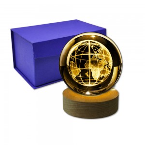 GLOBO LUMINÁRIA MODELO TERRA EM VIDRO REF: AP7814WL-8G