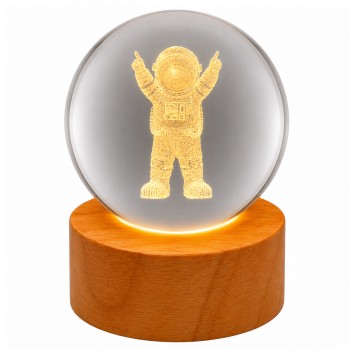 GLOBO LUMINÁRIA MODELO ASTRONAUTA EM VIDRO REF: AP7814WL-8A