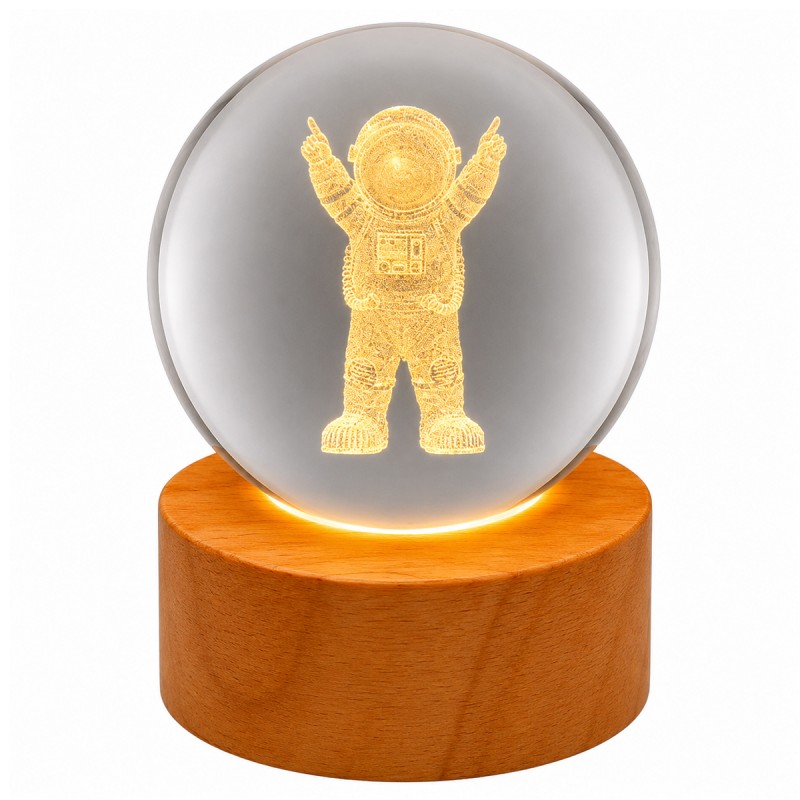 GLOBO LUMINÁRIA MODELO ASTRONAUTA EM VIDRO REF: AP7814WL-8A GLOBO LUMINÁRIA MODELO ASTRONAUTA EM VIDRO REF: AP7814WL-8A