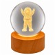 GLOBO LUMINÁRIA MODELO ASTRONAUTA EM VIDRO REF: AP7814WL-8A