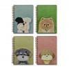 CADERNO PERMANENTE A5 MODELO CACHORRO COM 80 FOLHAS REF: AP83-1610