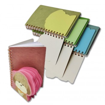 CADERNO PERMANENTE A5 MODELO CACHORRO COM 80 FOLHAS REF: AP83-1610