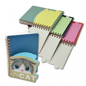 CADERNO PERMANENTE A5 MODELO GATO COM 80 FOLHAS REF: AP83-1740