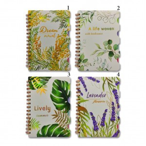 CADERNO PERMANENTE A5 MODELO PLANTAS COM 80 FOLHAS REF: AP83-2025 CADERNO PERMANENTE A5 MODELO PLANTAS COM 80 FOLHAS REF: AP83-2025