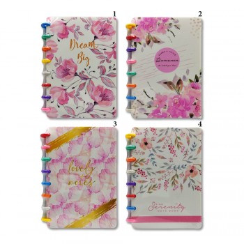 CADERNO DE DISCO COM 80 FOLHAS QUADRICULADA REF: AP83-2308