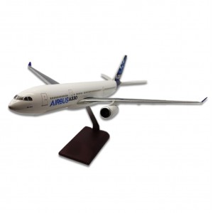 ENFEITE DECORATIVO MODELO AVIÃO AIRBUS A330 REF: AP330-G