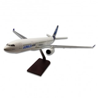 ENFEITE DECORATIVO MODELO AVIÃO AIRBUS A330 REF: AP330-G