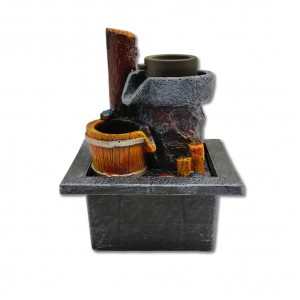 FONTE DE ÁGUA INFINITA DECORATIVA EM PLÁSTICO REF: AP22016