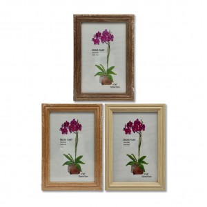 PORTA RETRATO DE MESA EM MADEIRA 10X15CM REF: AP6126