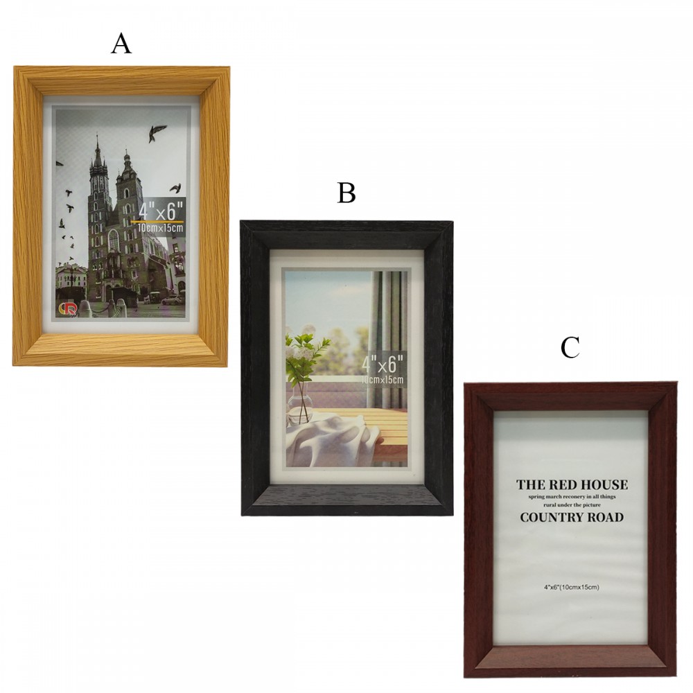 PORTA -RETRATO DE MADEIRA 10X15CM REF: APDR6065-4