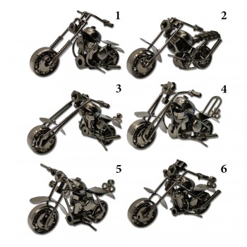 ENFEITE DECORATIVO MODELO MOTO EM METAL REF: AP7469MO