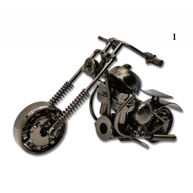 ENFEITE DECORATIVO MODELO MOTO EM METAL REF: AP7469MO ENFEITE DECORATIVO MODELO MOTO EM METAL REF: AP7469MO
