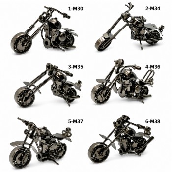 ENFEITE DECORATIVO MODELO MOTO EM METAL REF: AP7469MO