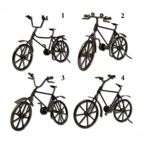 ENFEITE DECORATIVO MODELO BICICLETA EM METAL REF: APZC005 ENFEITE DECORATIVO MODELO BICICLETA EM METAL REF: APZC005