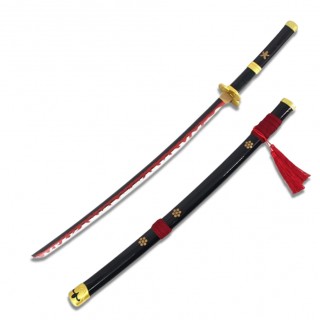 KATANA DECORATIVA COM LÂMINA SEM CORTE EM BAMBU 102CM  REF: PFL23509