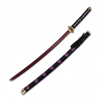 KATANA DECORATIVA COM LÂMINA SEM CORTE EM BAMBU 101CM  REF: PFL23514