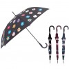 GUARDA CHUVA LONGO MUDA DE COR MODELO FLORES 60CM REF: APRST1811