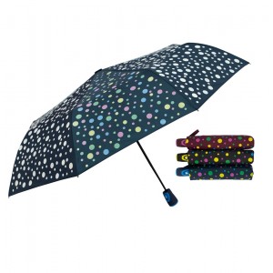 GUARDA CHUVA DOBRÁVEL MUDA DE COR MODELO BOLINHAS REF: AP3803A GUARDA CHUVA DOBRÁVEL MUDA DE COR MODELO BOLINHAS REF: AP3803A