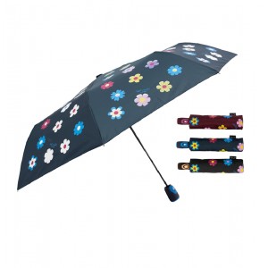 GUARDA CHUVA DOBRÁVEL MUDA DE COR MODELO FLORES REF: AP3811A GUARDA CHUVA DOBRÁVEL MUDA DE COR MODELO FLORES REF: AP3811A