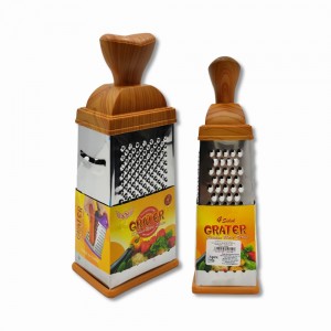 RALADOR DE ALIMENTOS COM 4 FACES EM PLÁSTICO E METAL REF: AP5003 RALADOR DE ALIMENTOS COM 4 FACES EM PLÁSTICO E METAL REF: AP5003