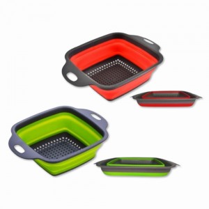 ESCORREDOR RETRÁTIL EM SILICONE COM ALÇA REF: AP3071 ESCORREDOR RETRÁTIL EM SILICONE COM ALÇA REF: AP3071