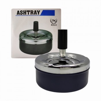 CINZEIRO REDONDO DE MESA EM METAL AZUL REF: APBK6003-B2 CINZEIRO REDONDO DE MESA EM METAL AZUL REF: APBK6003-B2