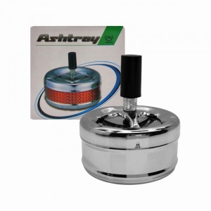 CINZEIRO REDONDO DE MESA EM METAL PRATA REF: APBK6004-S CINZEIRO REDONDO DE MESA EM METAL PRATA REF: APBK6004-S