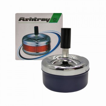 CINZEIRO REDONDO DE MESA EM METAL AZUL REF: APBK6004-B2 CINZEIRO REDONDO DE MESA EM METAL AZUL REF: APBK6004-B2