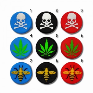 PORTA TRECO "SLICK" EM SILICONE E VIDRO MODELO DIVERSOS REF: AP27-2606