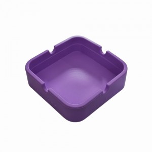 CINZEIRO DE MESA QUADRADO EM SILICONE COR ROXO REF: PPS040-D CINZEIRO DE MESA QUADRADO EM SILICONE COR ROXO REF: PPS040-D
