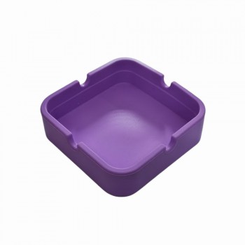 CINZEIRO DE MESA QUADRADO EM SILICONE COR ROXO REF: PPS040-D CINZEIRO DE MESA QUADRADO EM SILICONE COR ROXO REF: PPS040-D
