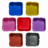 CINZEIRO DE MESA QUADRADO EM SILICONE COR AZUL REF: PPS040-G CINZEIRO DE MESA QUADRADO EM SILICONE COR AZUL REF: PPS040-G