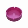 CINZEIRO DE MESA REDONDO EM SILICONE COR ROSA REF: PPS042-C