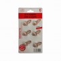 KIT CLIPS COM 6 UNIDADES 35MM EM METAL REF: AP4212