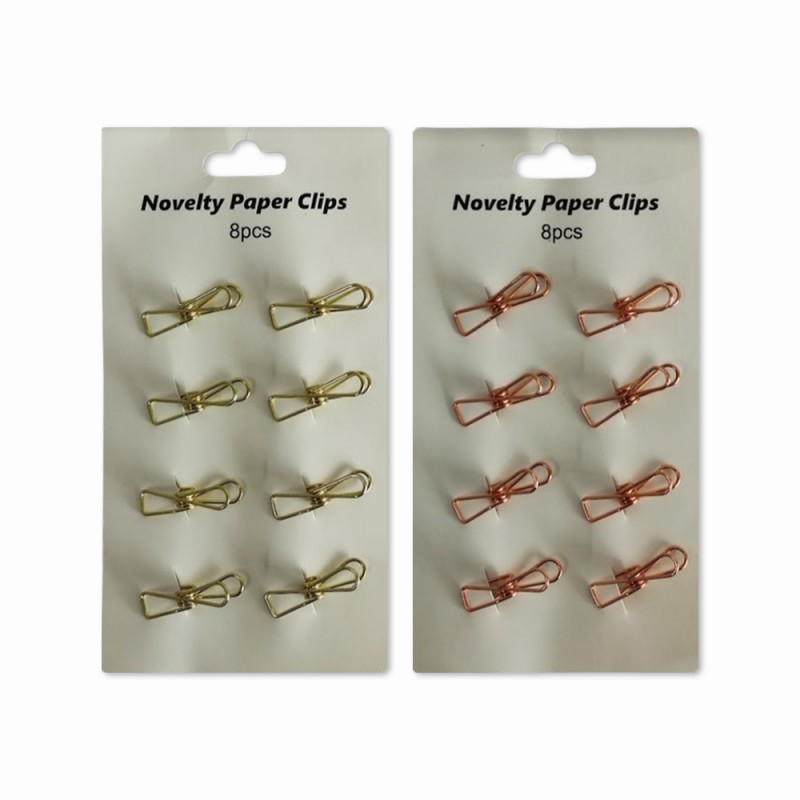 KIT CLIPS COM 8 UNIDADES 33MM EM METAL REF: AP4420