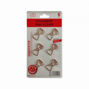 KIT CLIPS COM 6 UNIDADES 17MM EM METAL REF: AP4618 KIT CLIPS COM 6 UNIDADES 17MM EM METAL REF: AP4618