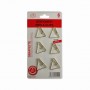 KIT CLIPS COM 6 UNIDADES 27MM EM METAL REF: AP5325