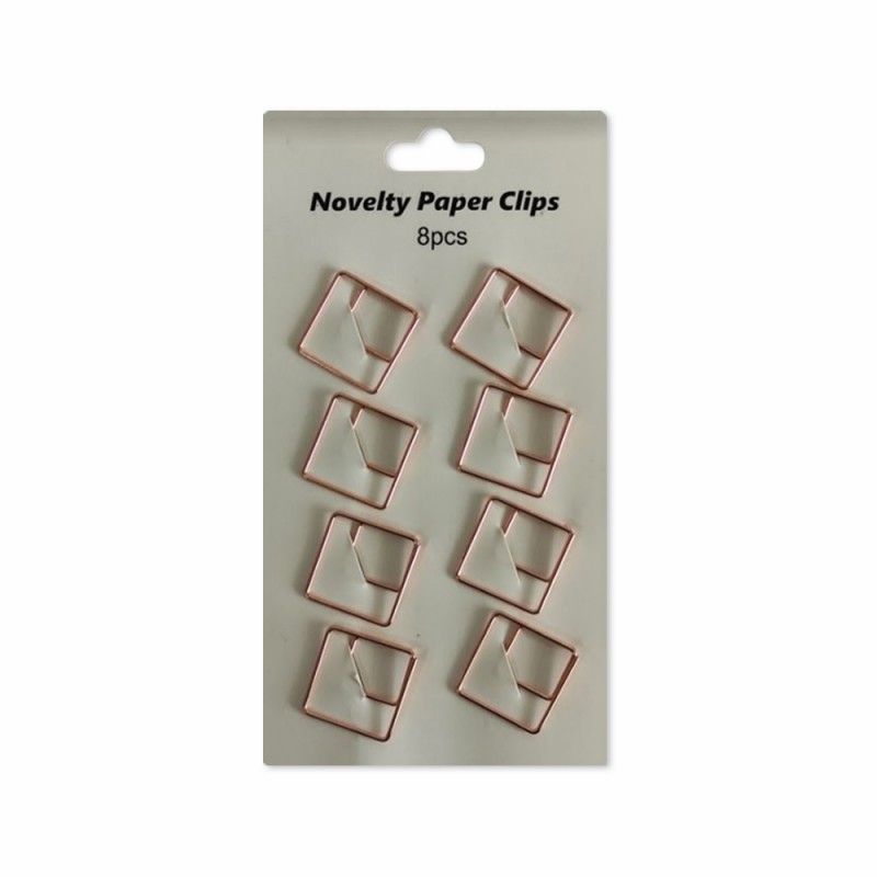 KIT CLIPS COM 8 UNIDADES 25MM EM METAL REF: AP5354
