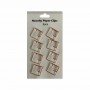 KIT CLIPS COM 8 UNIDADES 25MM EM METAL REF: AP5354