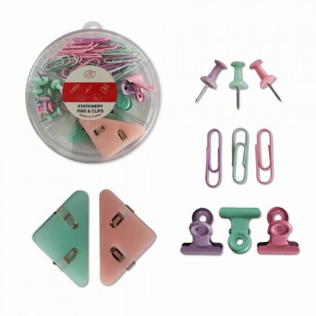 KIT PRENDEDOR, CLIPS E ALFINETE EM METAL E PLÁSTICO REF: AP5943 KIT PRENDEDOR, CLIPS E ALFINETE EM METAL E PLÁSTICO REF: AP5943